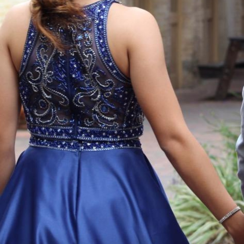 Blue dress